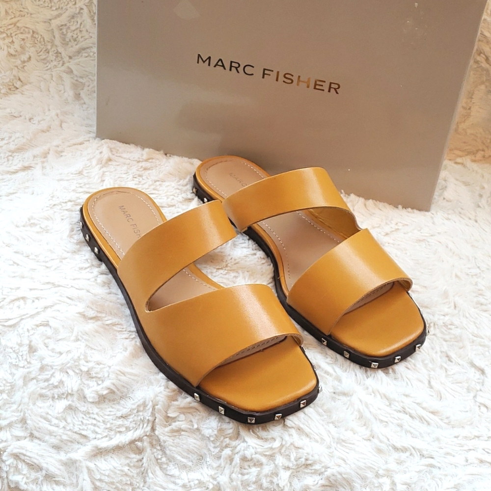 Marc Fisher Jaylin Studded Flat Sandals